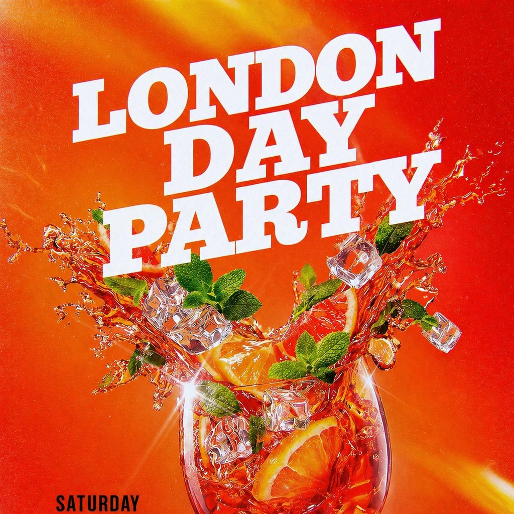 London Day Party (£5 B4 7PM With A Ticket)