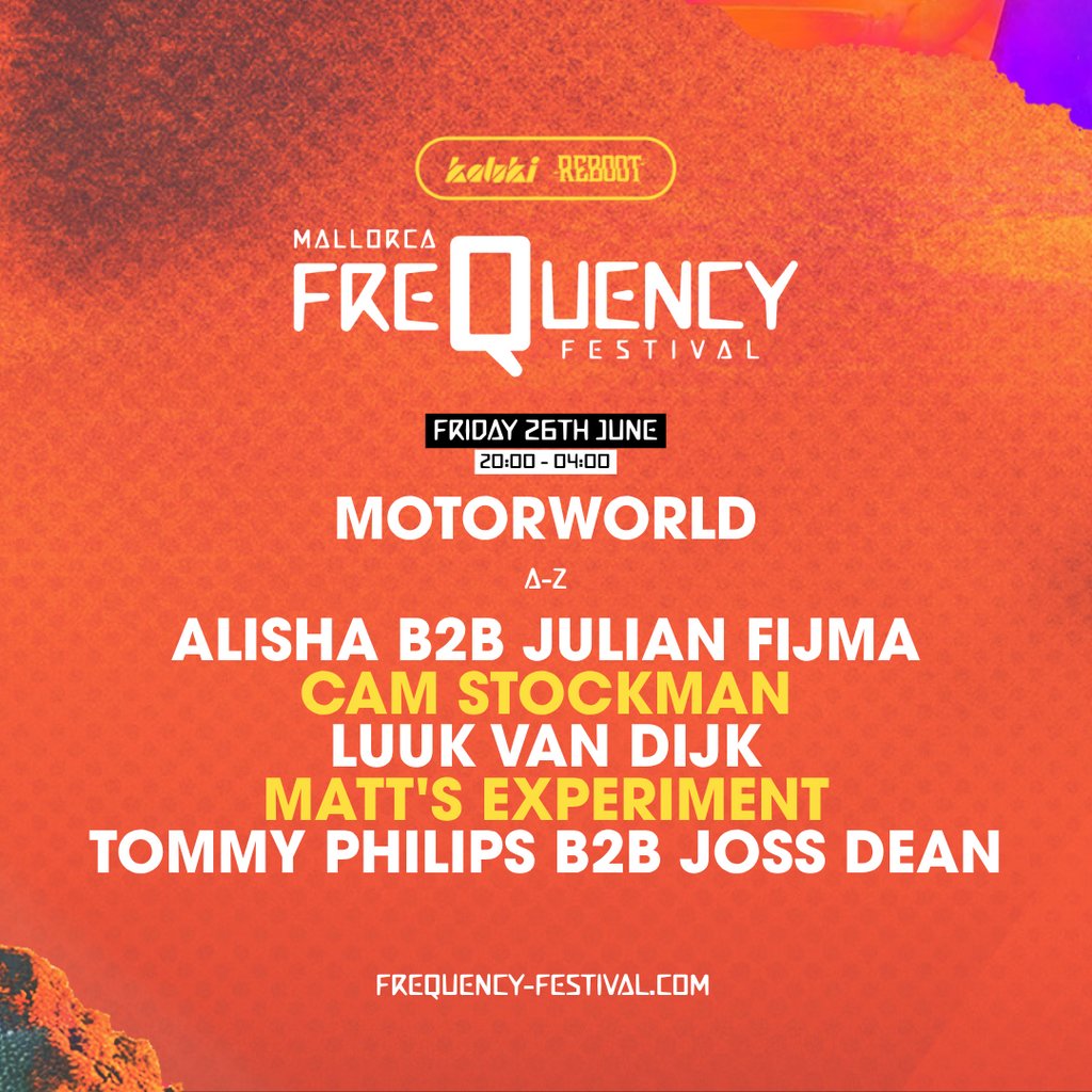 Frequency Festival Friday: ALISHA, Luuk van Dijk, Julian Fijma +
