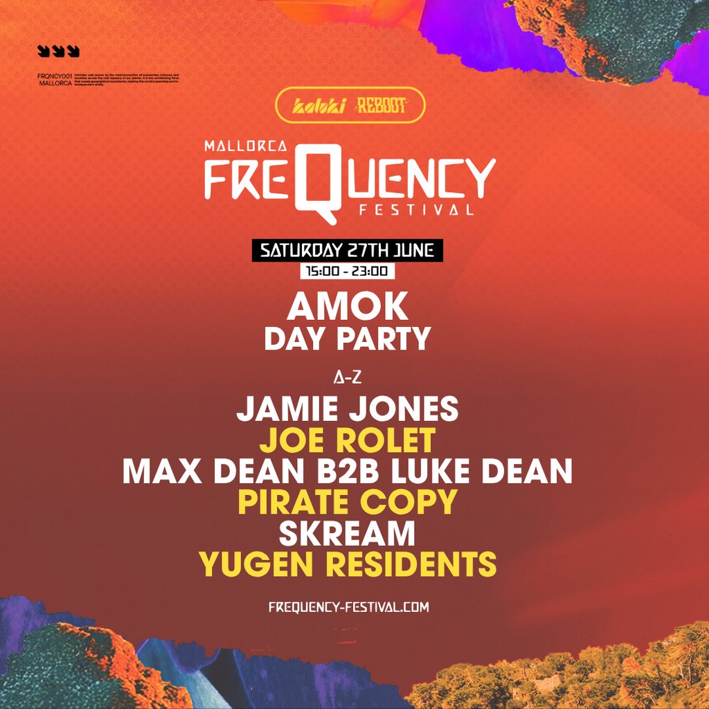 Frequency Festival Saturday: Jamie Jones, Max Dean, Skream