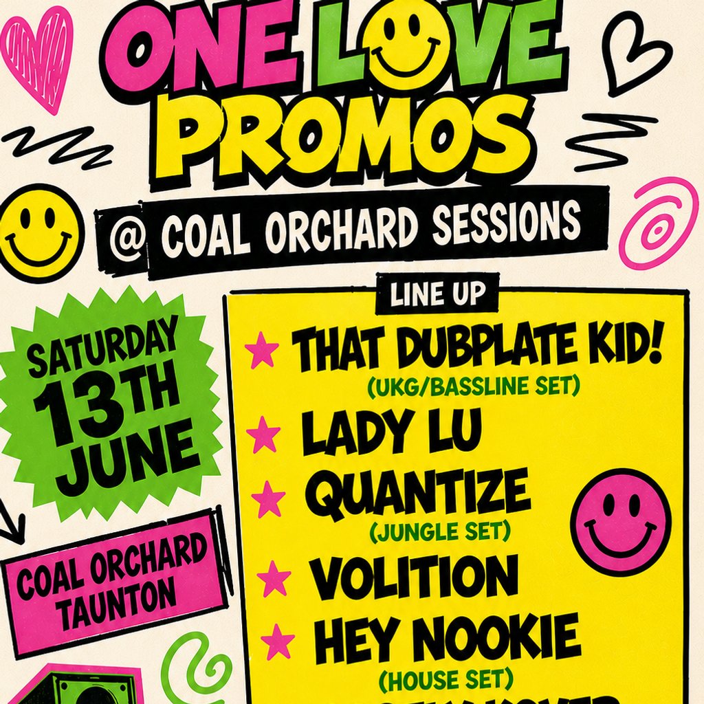 ONE LOVE PROMOS: Live @ The Coal Orchard