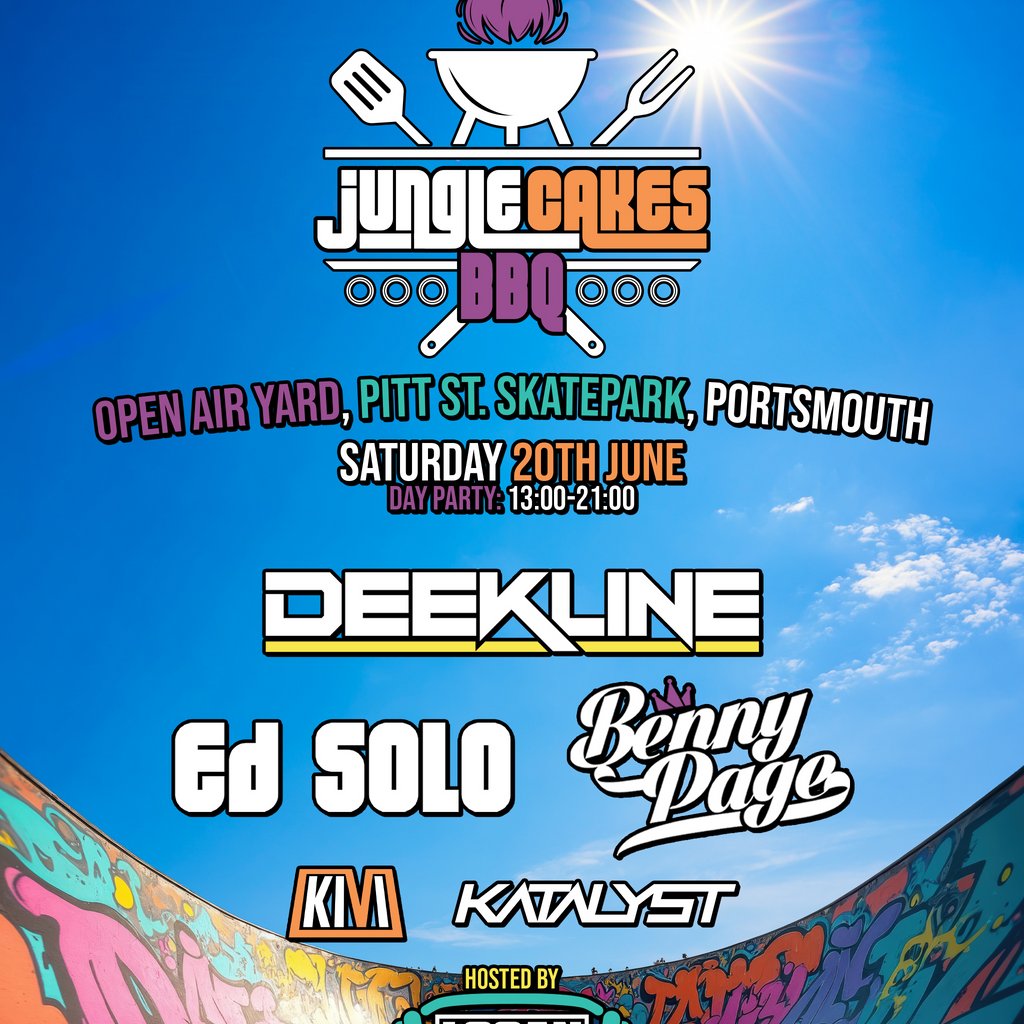 Jungle Cakes BBQ Portsmouth | Deekline / Ed Solo / Benny Page