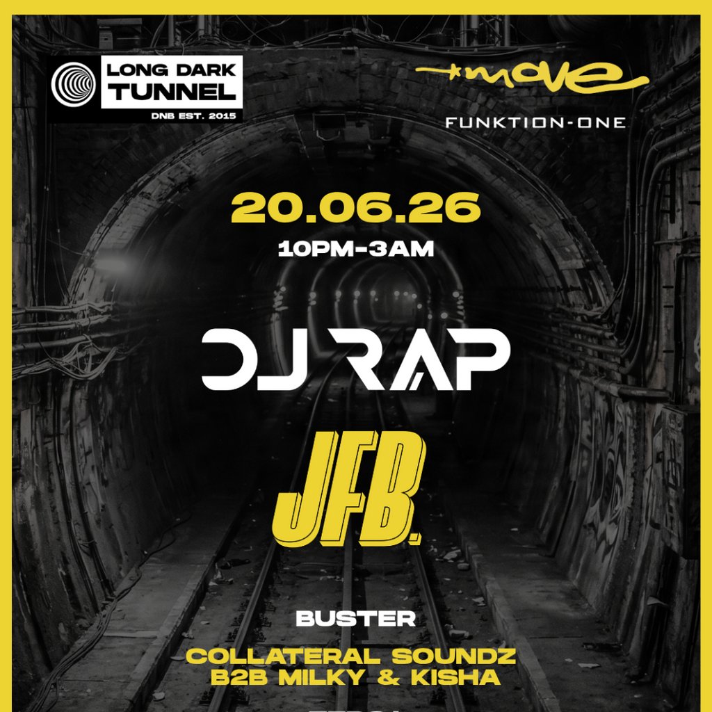 Long Dark Tunnel | DJ RAP, JFB + more | 20.06.26 | Exeter
