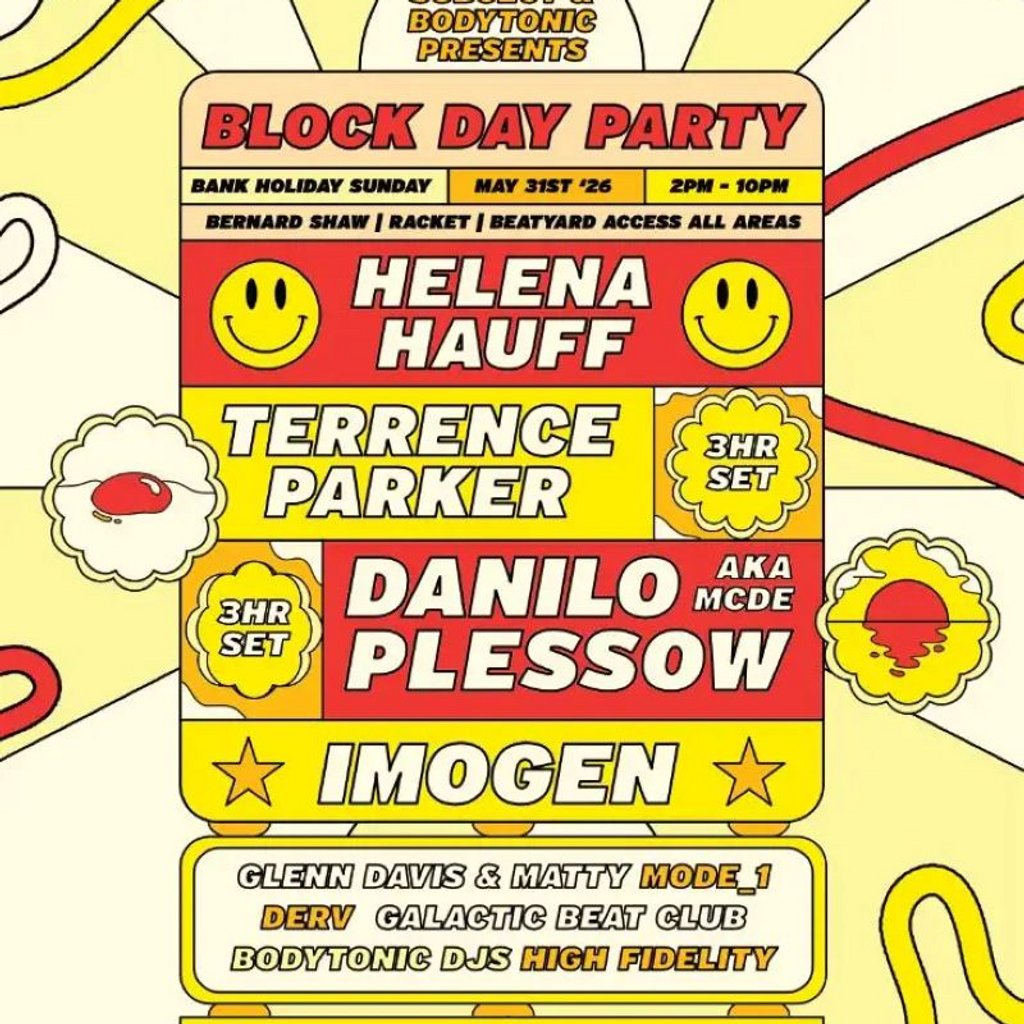 Bernard Shaw Block Day Party: Helena Hauff, MCDE & IMOGEN