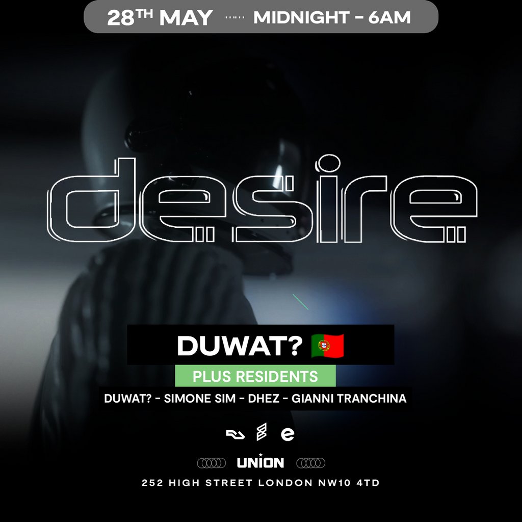 DESIRE - Weekly Thursday After Party - DUWAT