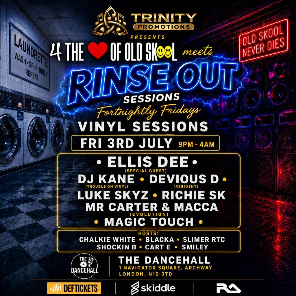 4 the Love of Oldskool Meets Rinse Out..The Vinyl Session