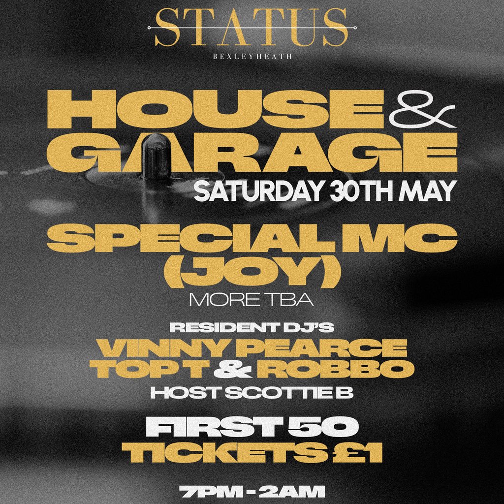 Status Bexleyheath House & Garage Night With Special Mc