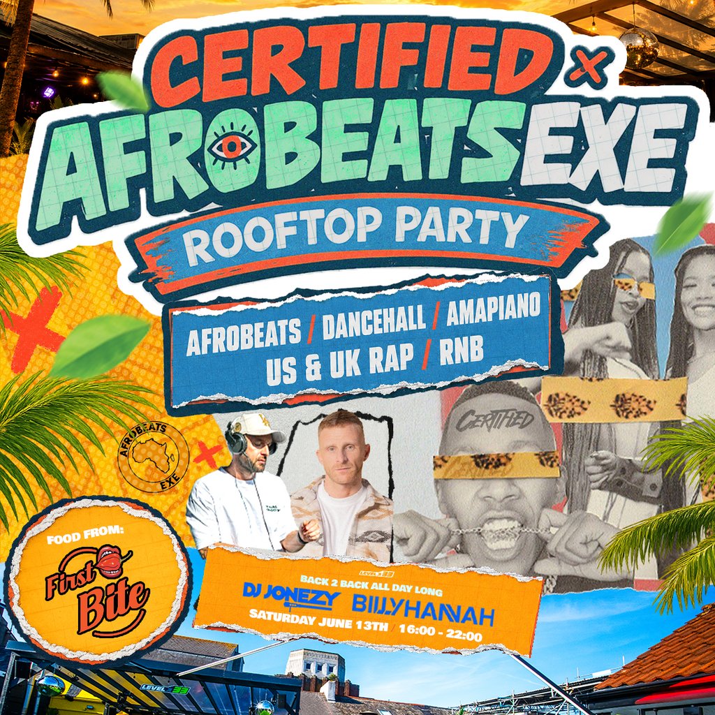 Certified x Afrobeats Exe | Summer Rooftop Day Party