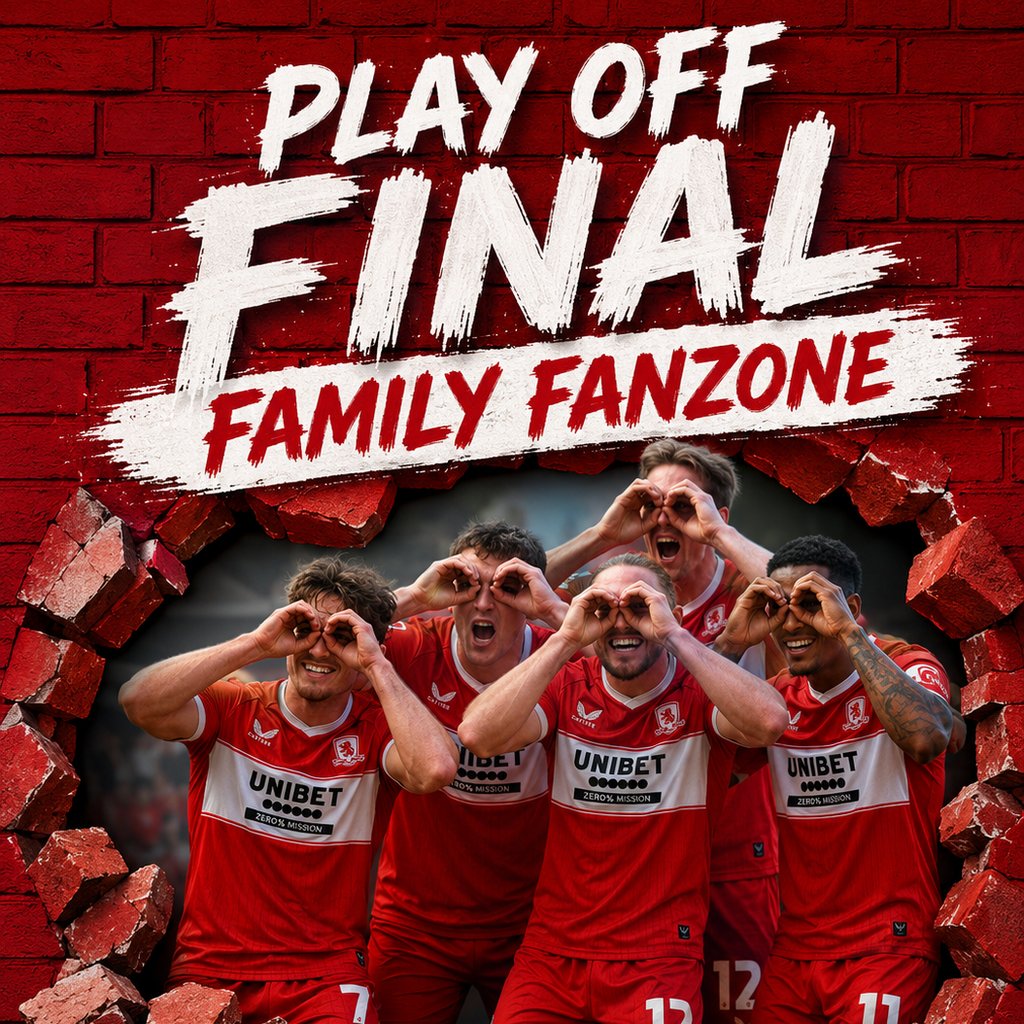 Championship Final Boro v Hull City Family Fanzone
