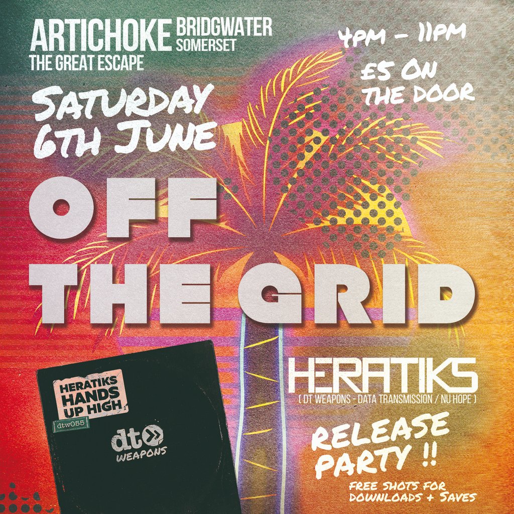 OFF THE GRID Day Party | Saturday 6th June | Bridgwater