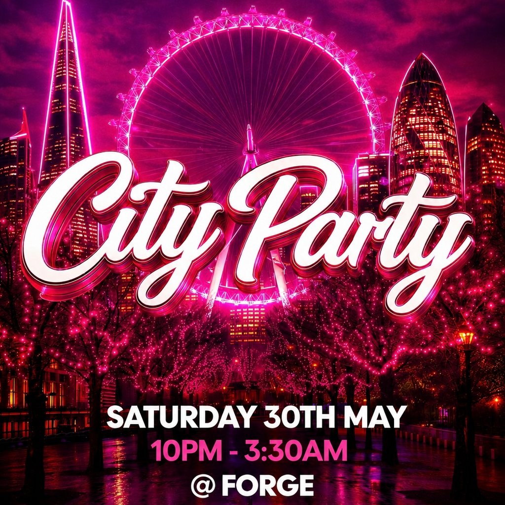 City Party (£5 B4 Midnight With A Ticket)