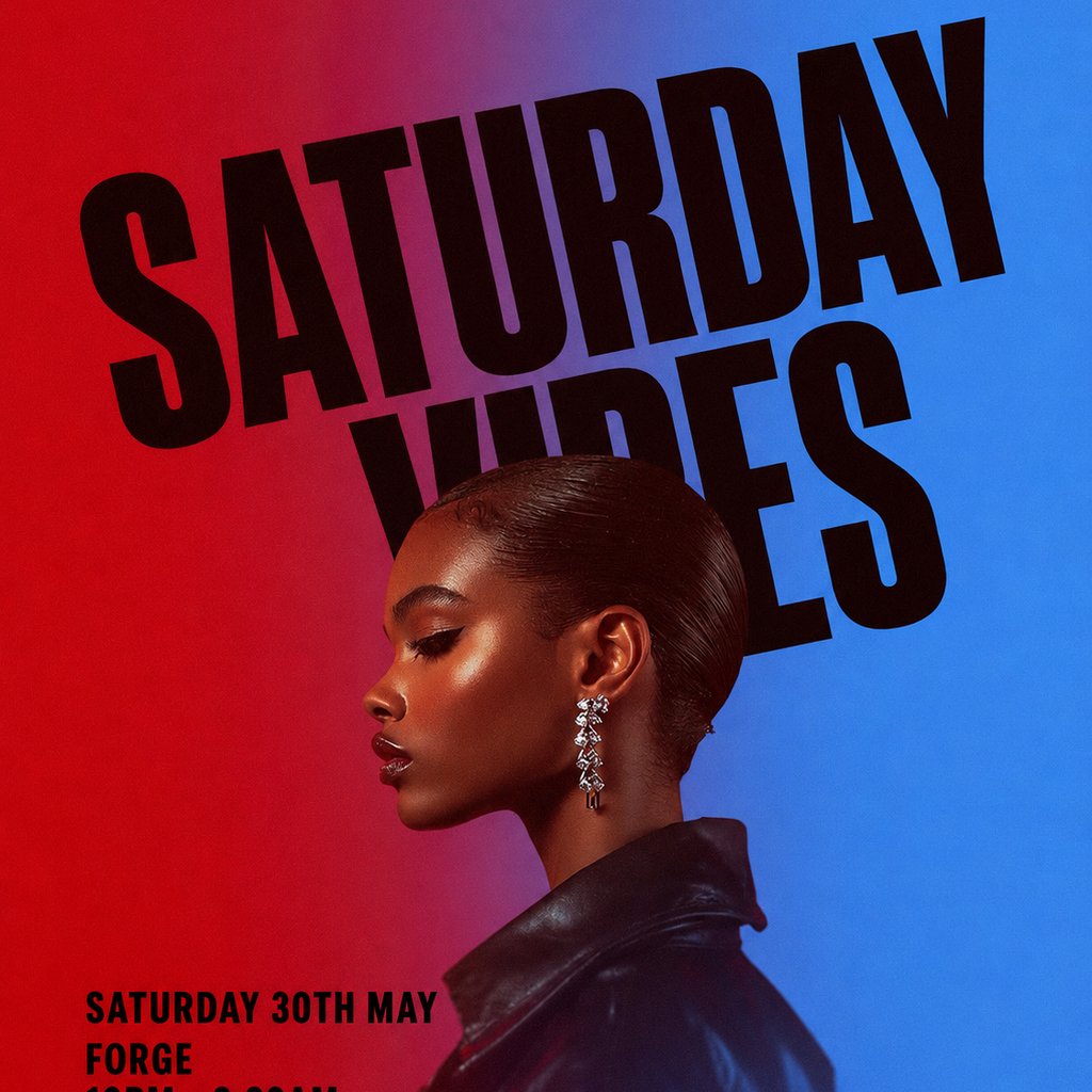 Saturday Vibes (£5 B4 Midnight With A Ticket)