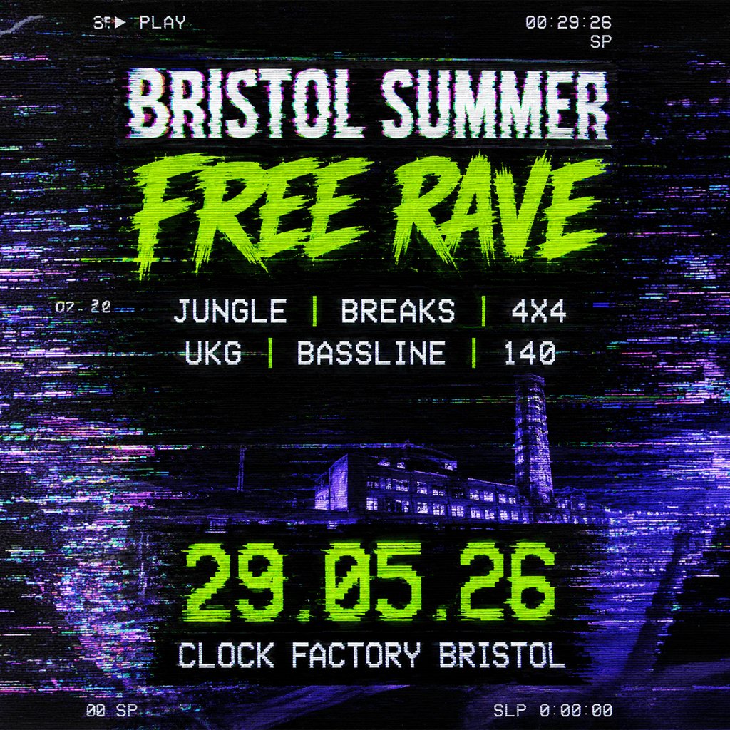Bristol's Summer FREE Rave | DNB | JUNGLE | TEK | 4X4 | TECHNO |