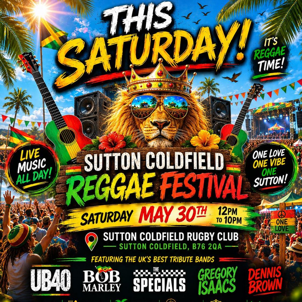 Sutton Coldfield One Love Family Reggae Music Festival Parking