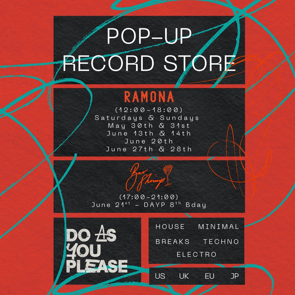 Do As You Please Pop-Up Record Store