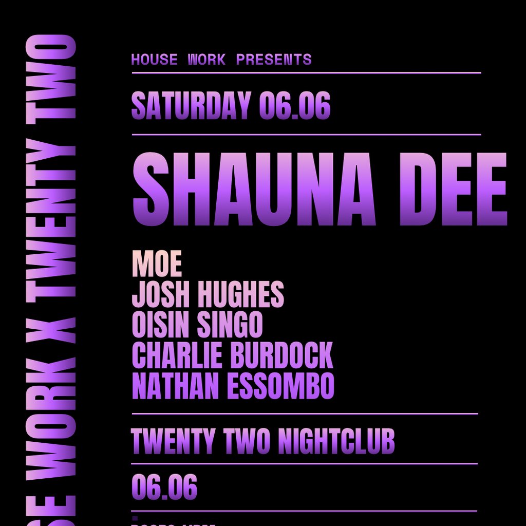 House Work presents Twenty Two | 06.06