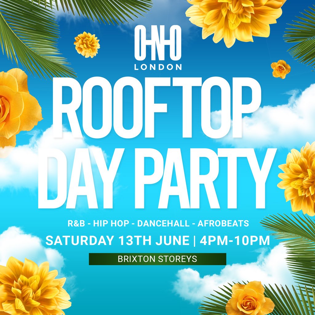 Rooftop Day Party - Summer Edition (£1 B4 5PM With A Ticket)