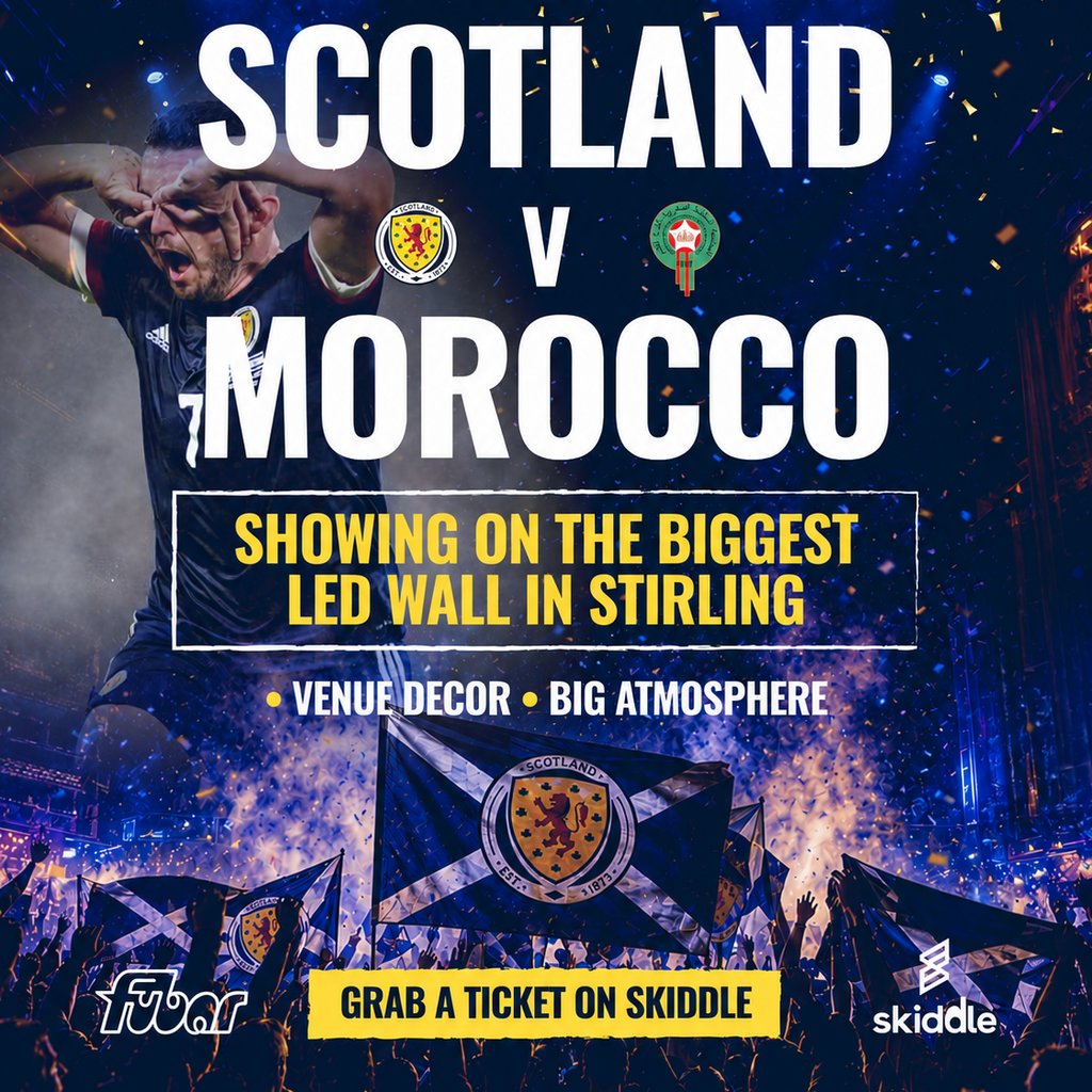 Scotland v Morocco Live at Fubar | World Cup 2026