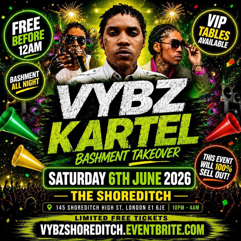 Vybz Kartel - Bashment Takeove Party - Free Before 12AM