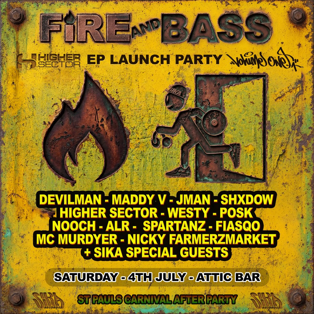 SIKA records presents: Fire and Bass EP launch party Ft Devilman