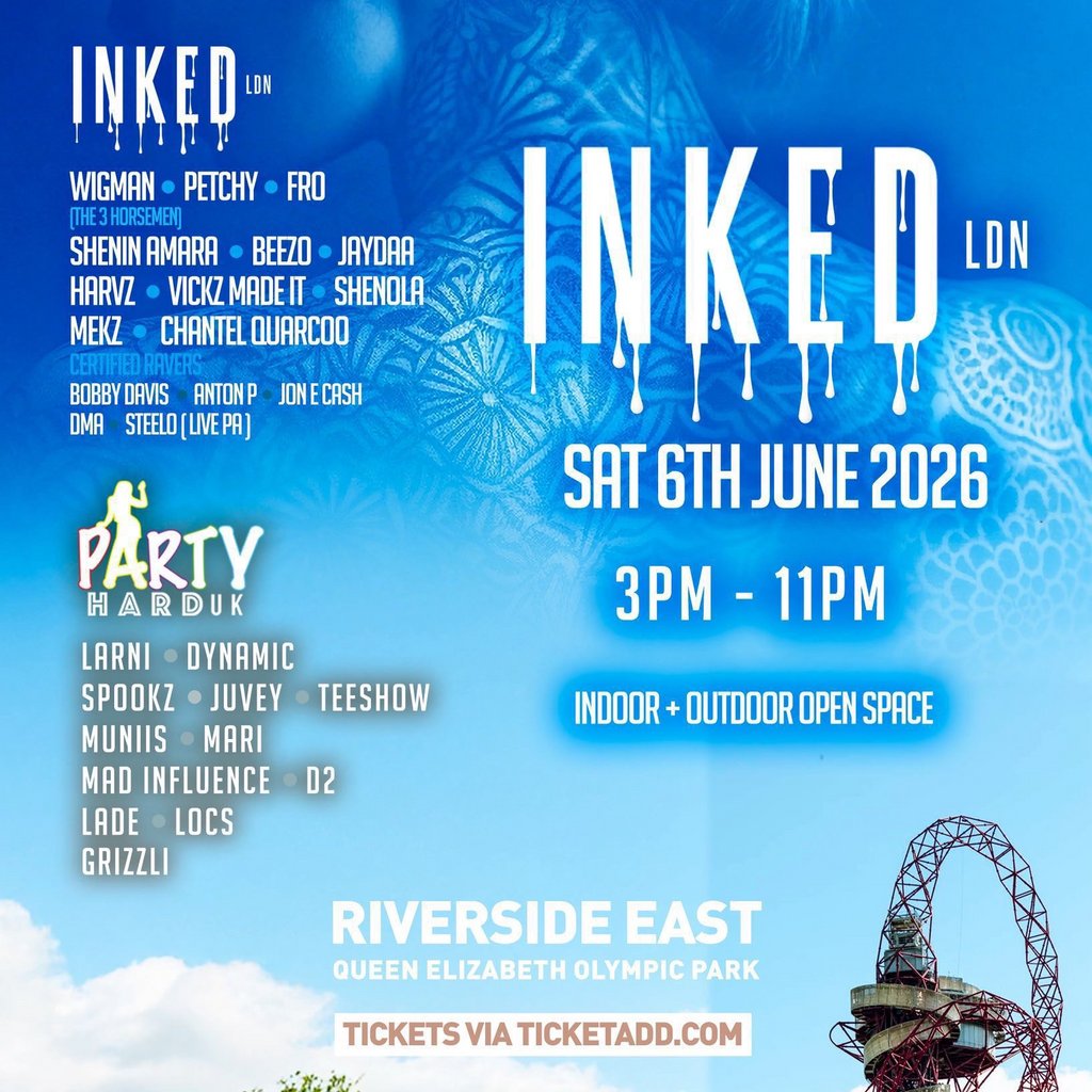 Inked LDN Day Party (indoor + outdoor)