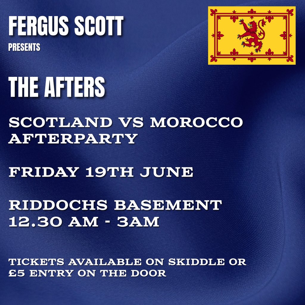 Scotland vs Morocco Afterparty