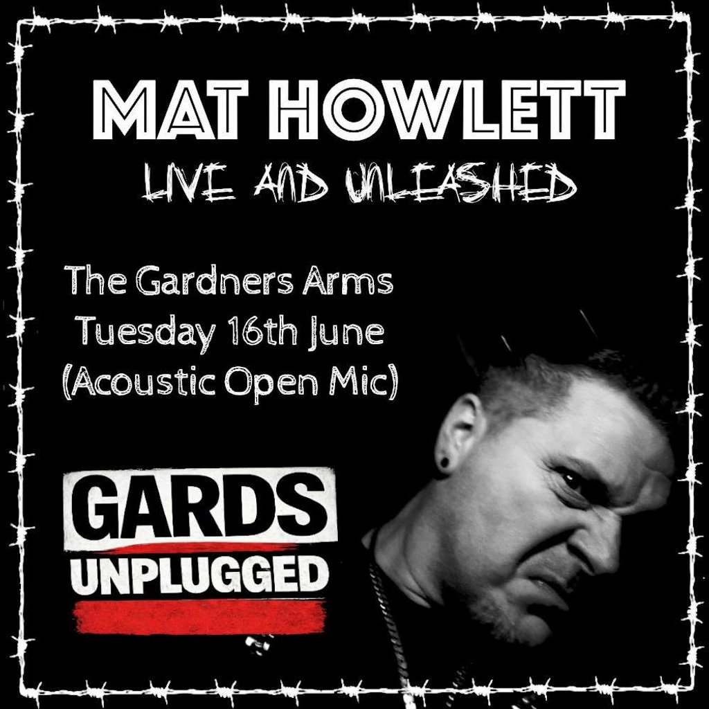 Gards Unplugged Acoustic & Open Mic Night with special guest