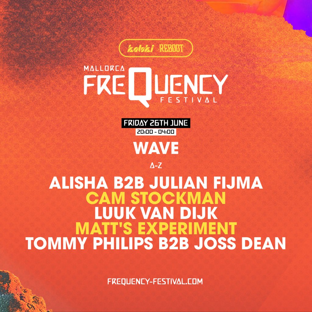 Frequency Festival Friday: ALISHA, Luuk van Dijk, Julian Fijma +