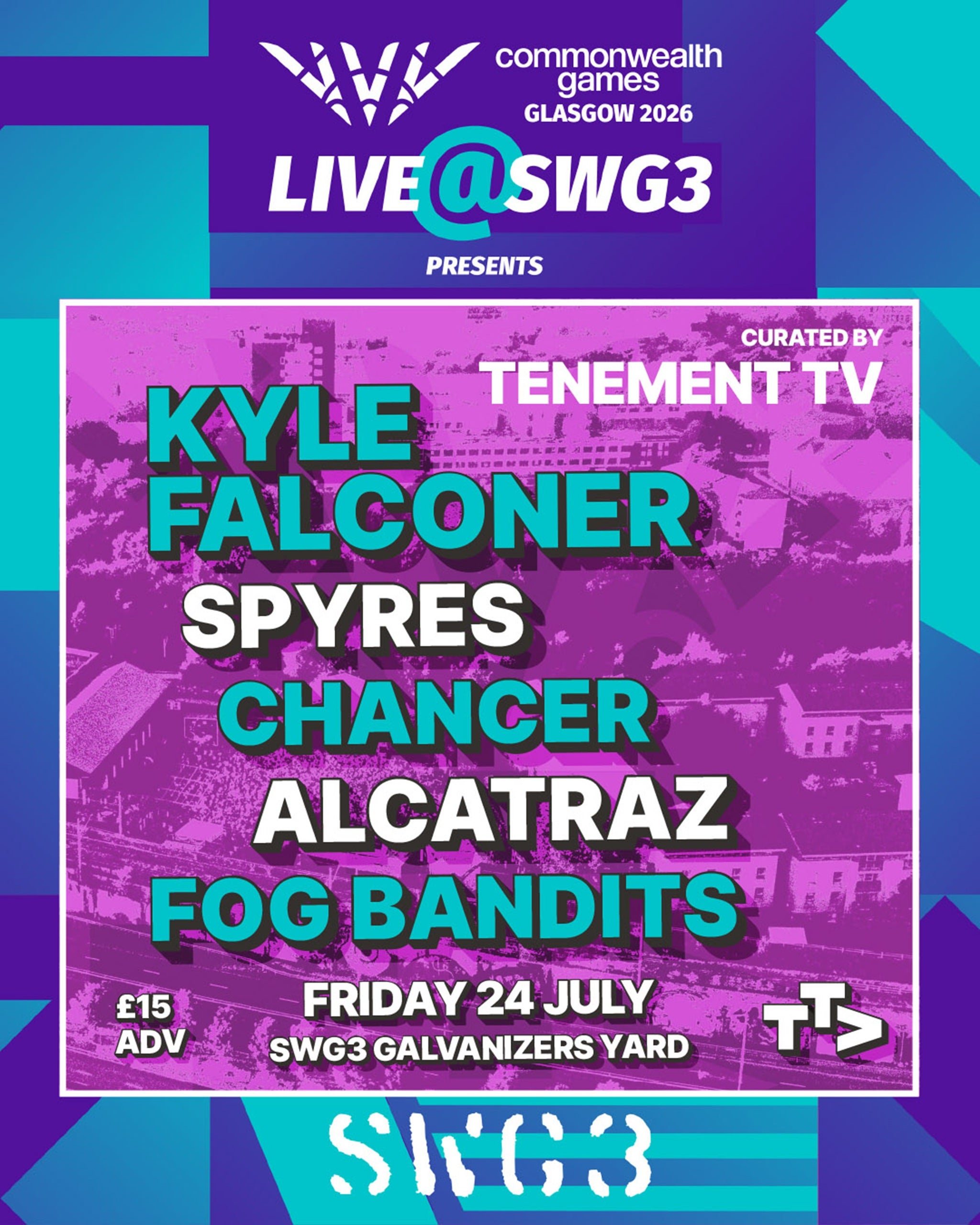 Kyle Falconer, Spyres, Chancer, Alcatraz, Fog Bandits