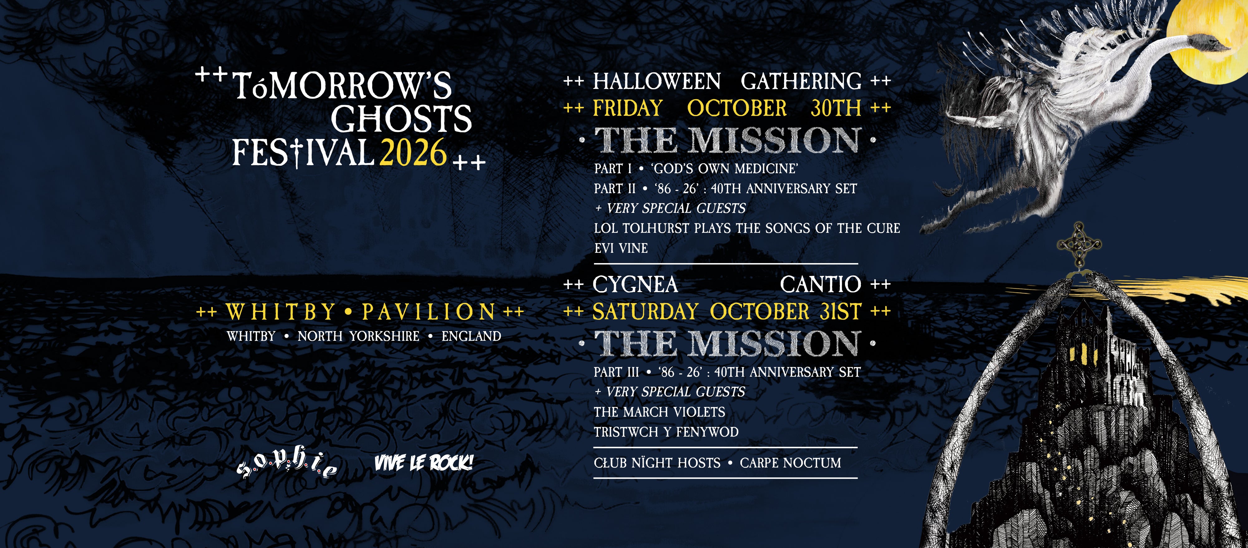 Tomorrows Ghosts Festival: 2026 Halloween Gathering - Weekend Ticket