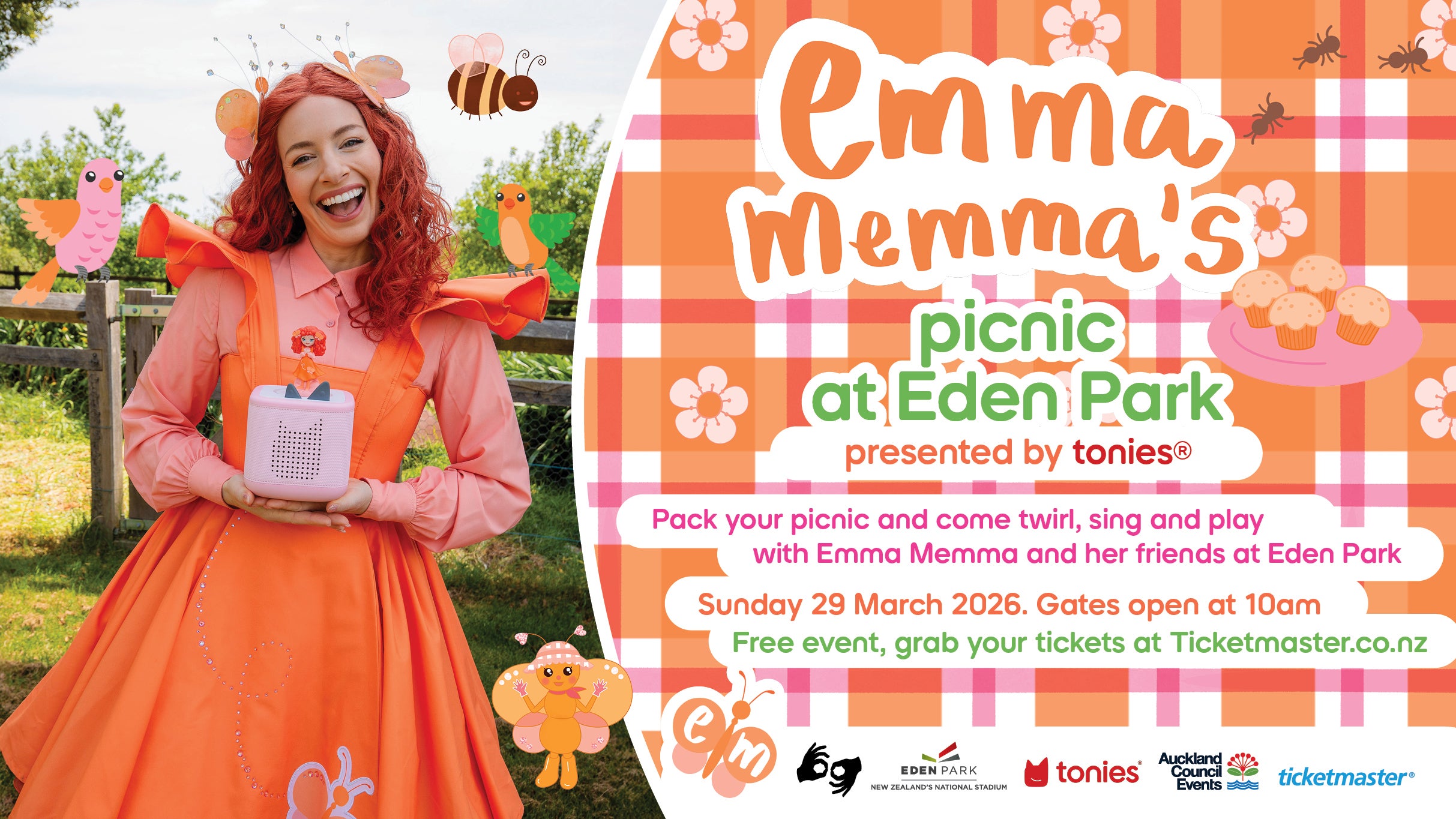 Emma Memma's Picnic at Eden Park Presented by tonies®