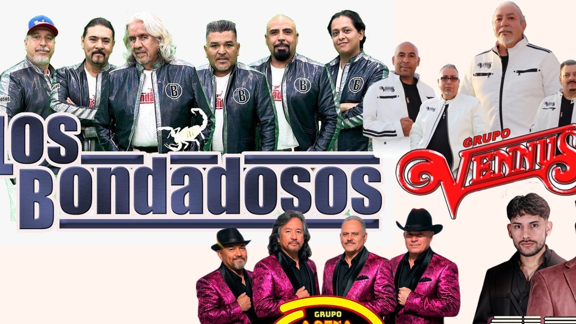 CONCIERTO GRUPERO LOS BONDADOSOS, GRUPO VENNUS, EL TPO, ARENA CALIENTE
