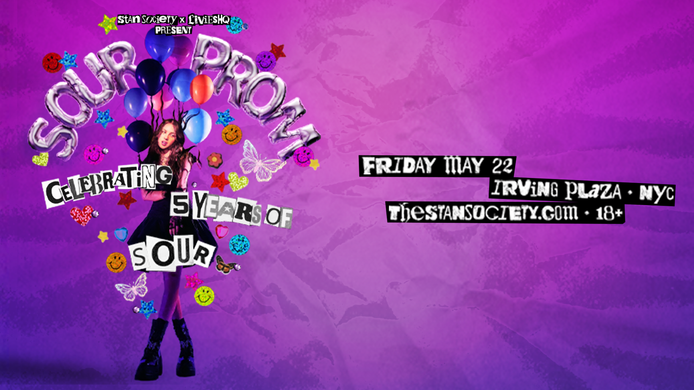 Stan Society x Livies HQ: SOUR PROM (18+)