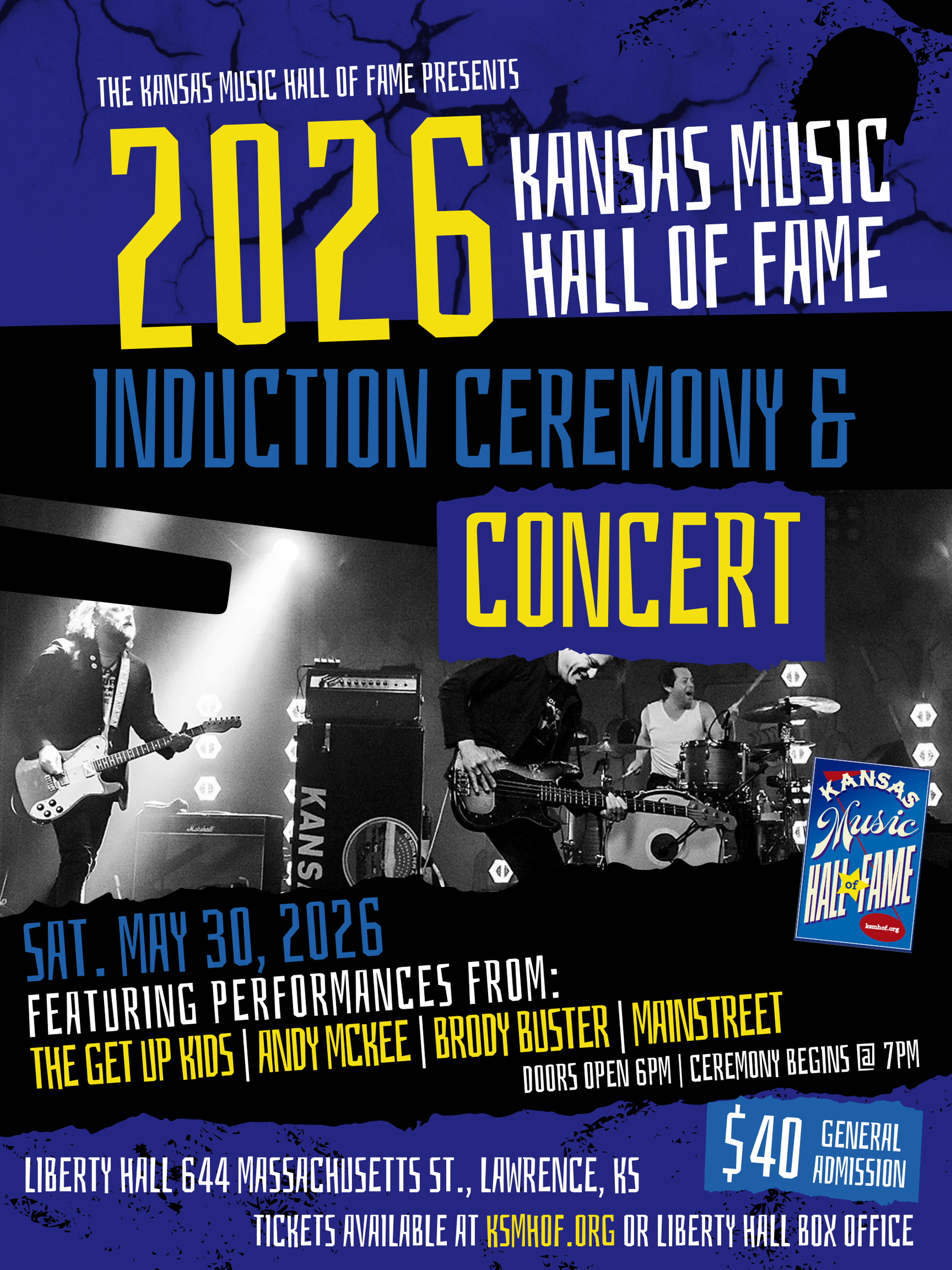 2026 Kansas Music Hall of Fame Induction and Concert