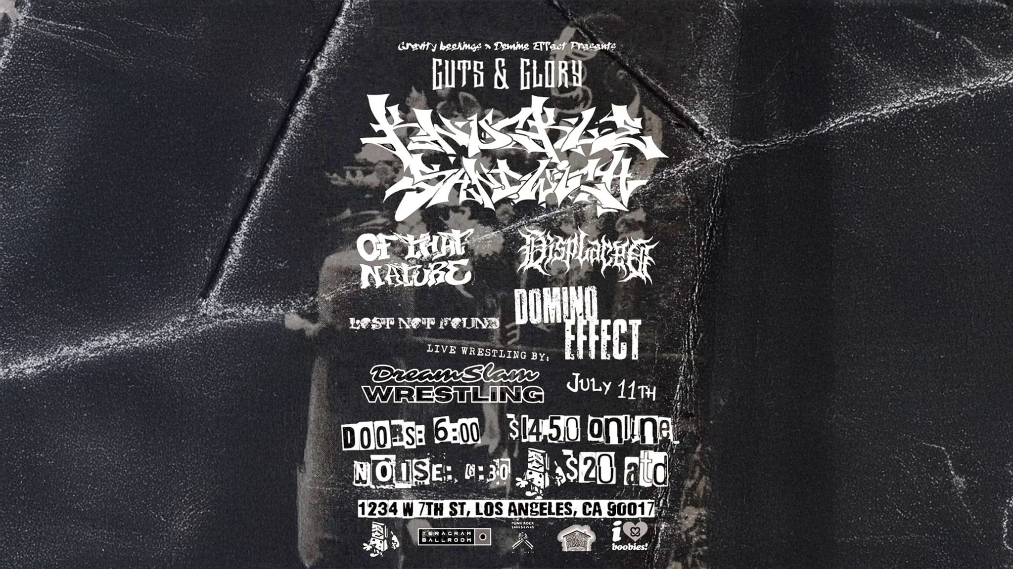 Gravity Bookings & Domino Effect Present: Guts & Glory