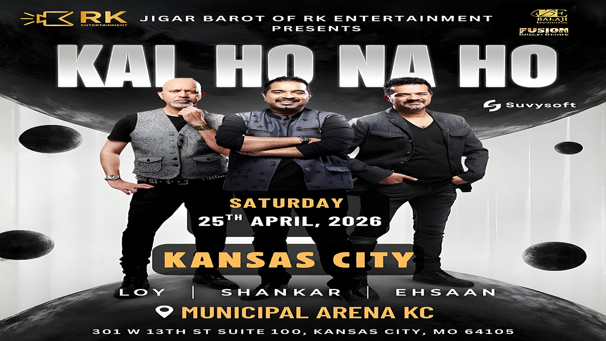 Shankar-Ehsaan-Loy "KAL HO NA HO" Concert Kansas City