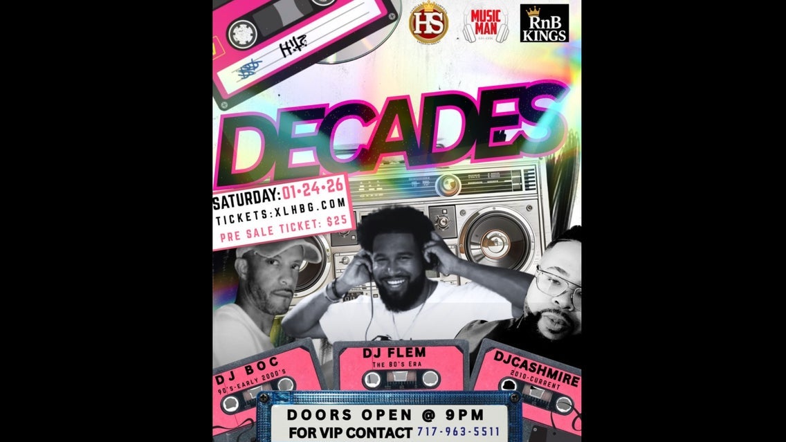 Handles & Sampson Present: Decades Night