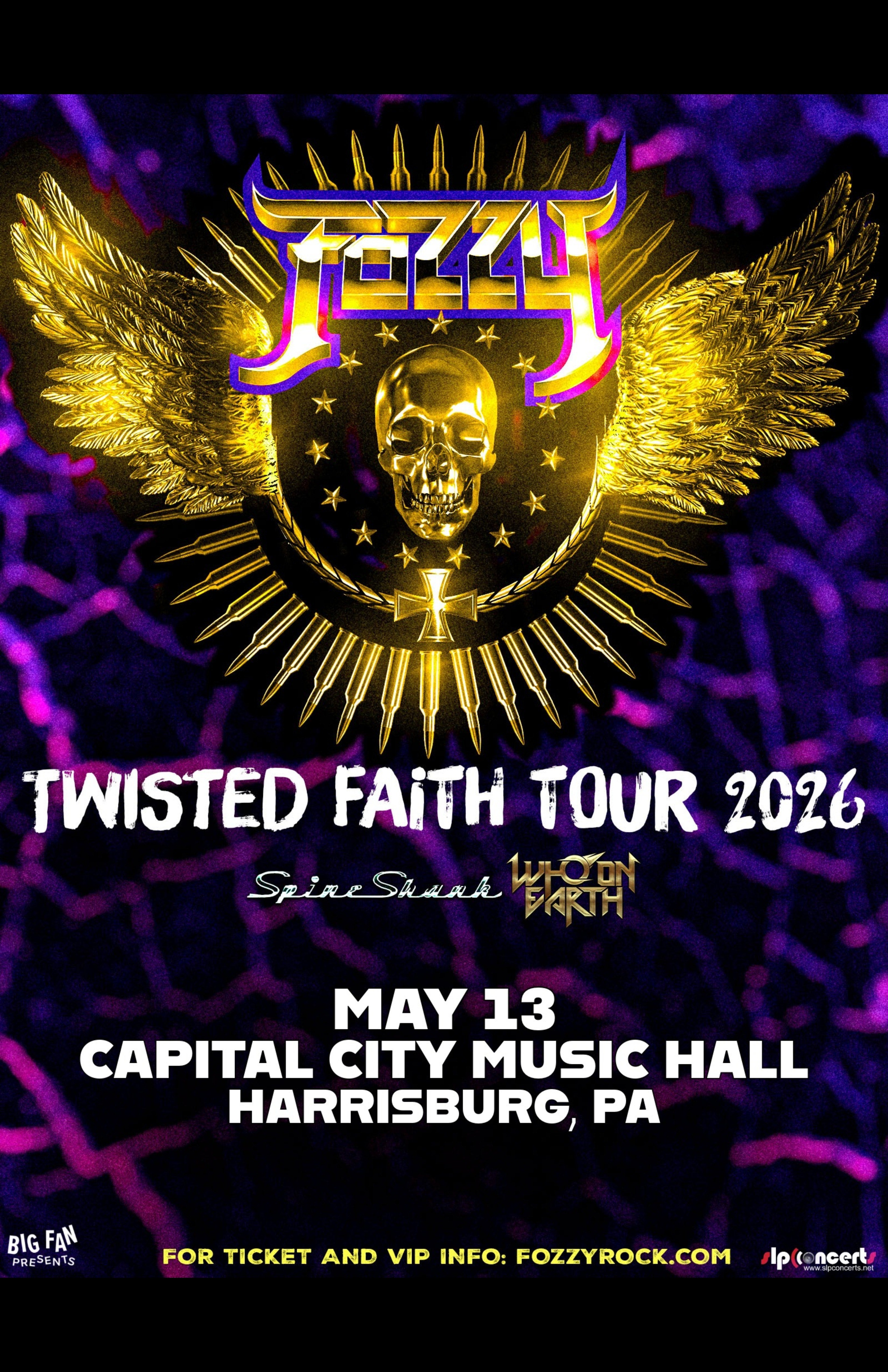 Fozzy: Twisted Faith Tour 2026