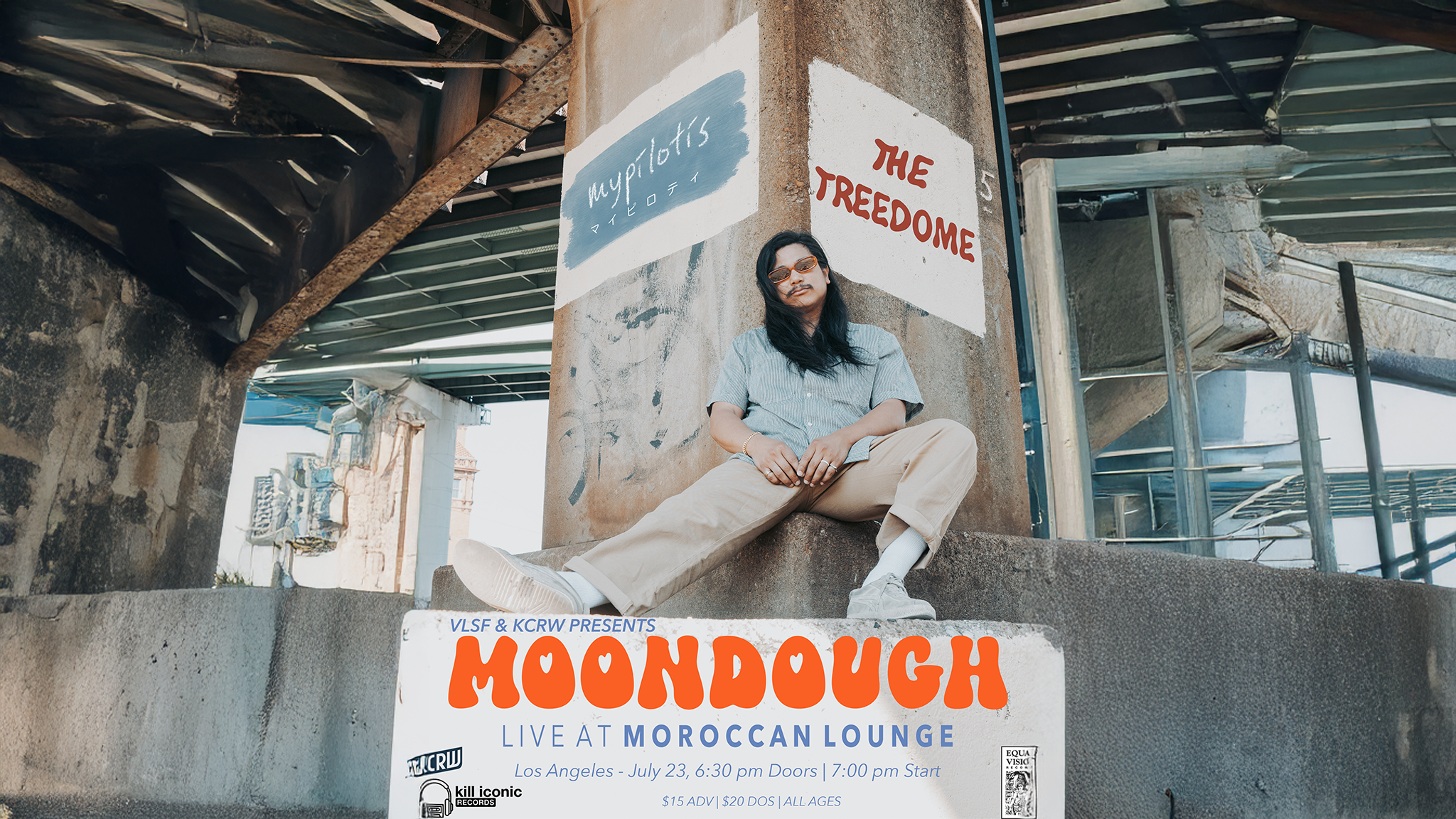 VLSF & KCRW Present: Moondough w/ mypilotis & Waldo Witt