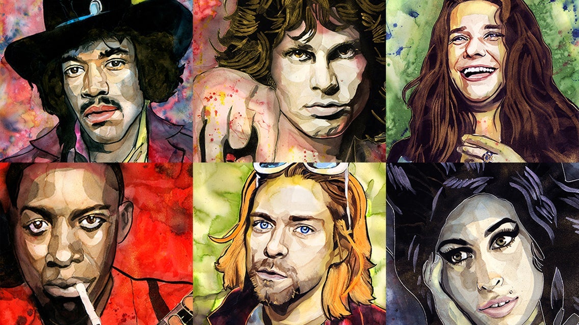 The 27 Club - Tribute to Hendrix, Joplin, Winehouse, Cobain and more