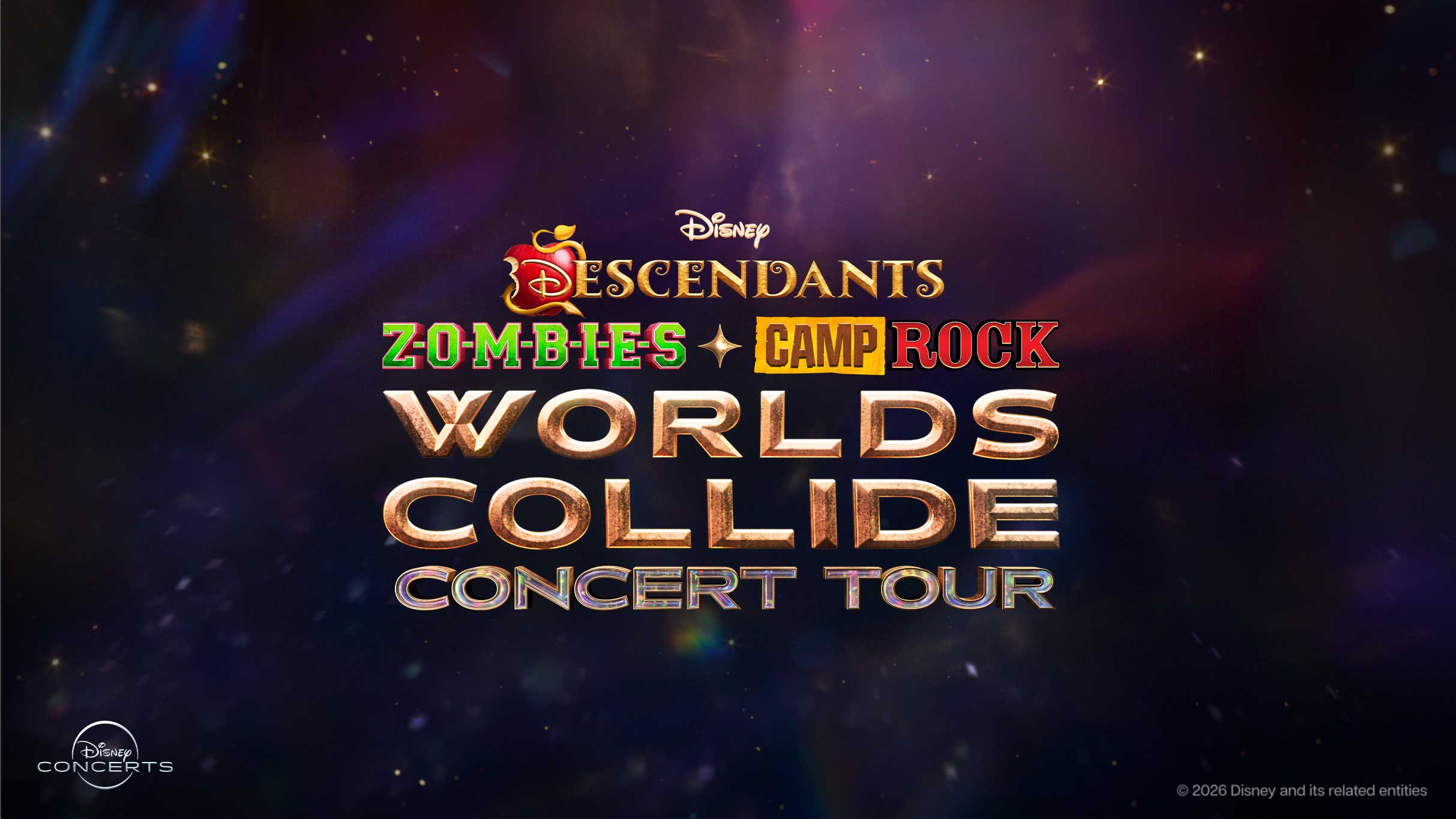 Disney Descendants, ZOMBIES & Camp Rock: Worlds Collide Concert Tour