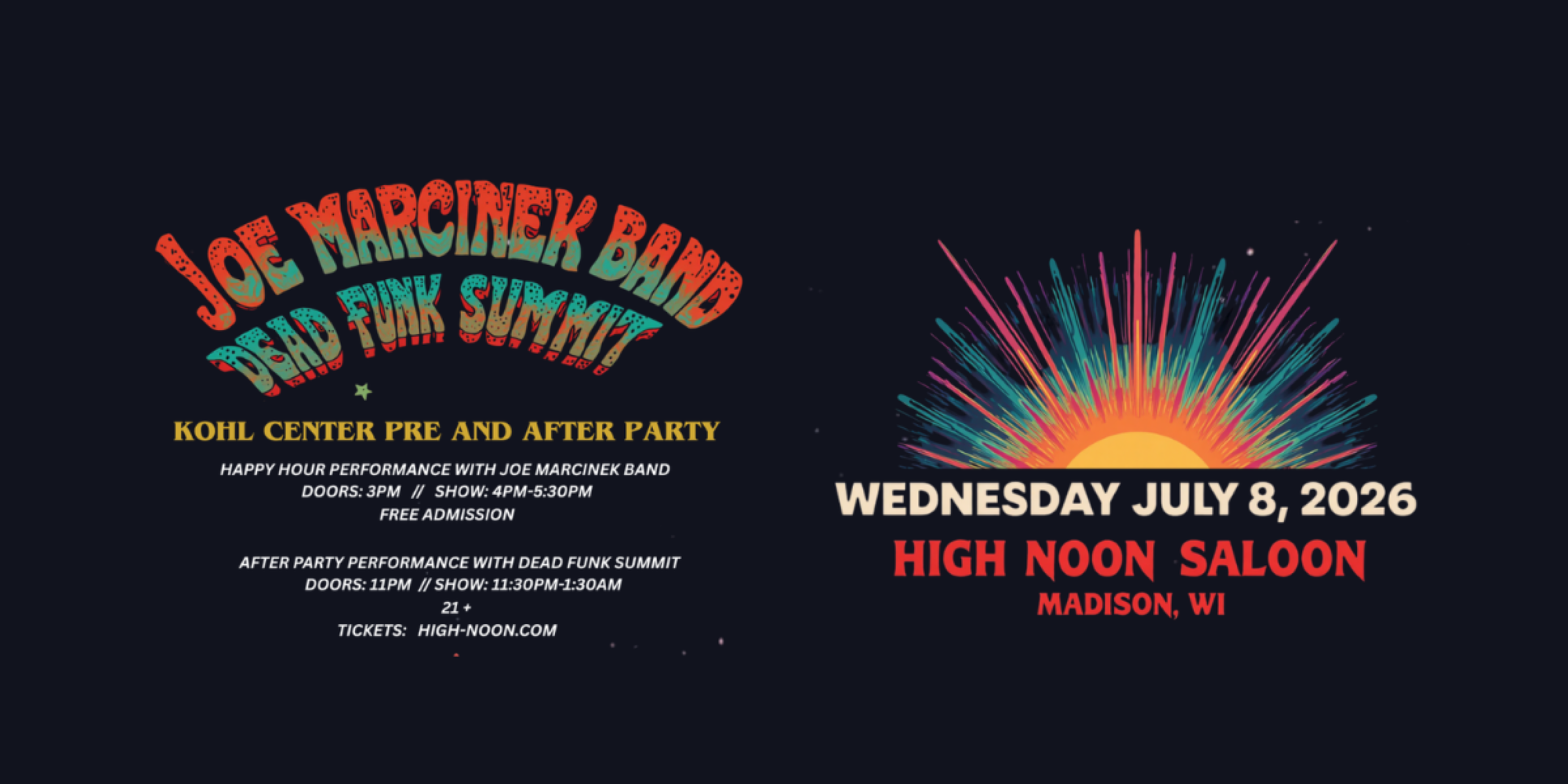 Dead Funk Summit - Kohl Center After Party (Ages 21+)
