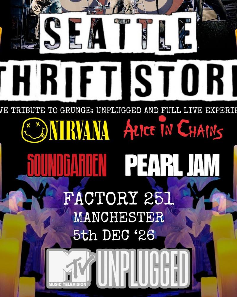 Seattle Thrift Store - a live tribute to Grunge