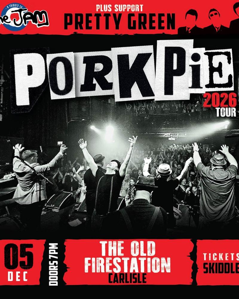PorkPie Live plus Pretty Green (The Jam) at The Old Firestation