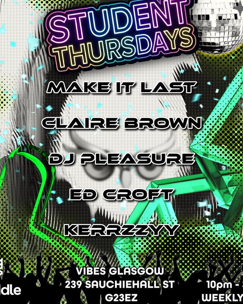 Student's Thursdays Bounce & Techno
